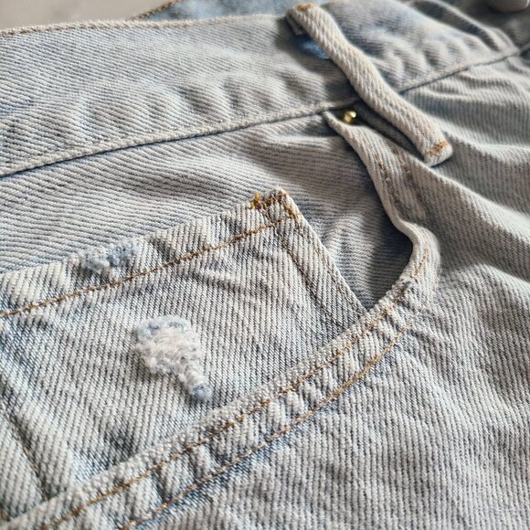 FRAME Le Original Ripped High Waist Crop Jeans, Size 32, NWT - Picture 12 of 16